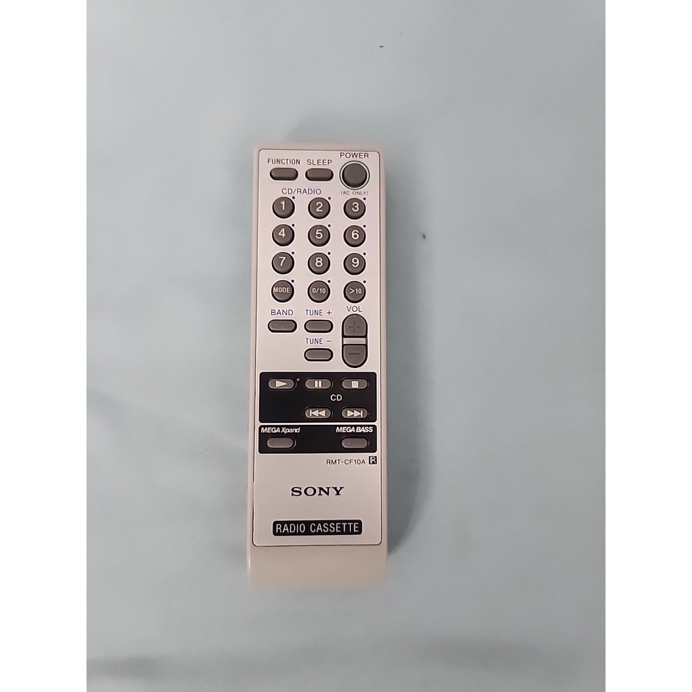 Sony RMT-CF10A Remote Control Gray Silver Genuine Tested Works